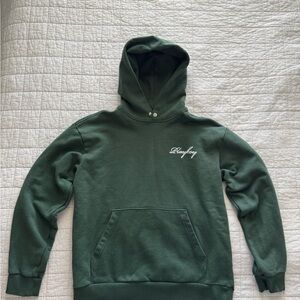 PLAYBOY Green Sweatshirt Hoodie Casual Style